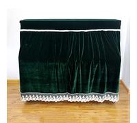 Cubierta antipolvo for piano, cubierta for piano, cubierta decorada a prueba de polvo for piano que no destiñe, cubierta for piano, cubierta gruesa for piano con protección contra el polvo, verde, 155