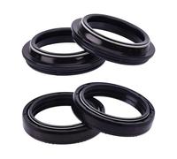 Cubierta Antipolvo for Sello de Aceite de Horquilla Delantera de Motocicleta (43 x 55 x 9,5/10,5 mm) for XT660 (2004-2011), FZ8, S800 (2011-2013), MT-10 (2016-2017)(2pcs Seal 2pcs Cover)