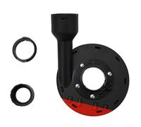 Cubierta antipolvo funcional para amoladoras angulares de 4 pulgadas, funciona sin problemas con película de 110 mm y sistemas de extracción de polvo