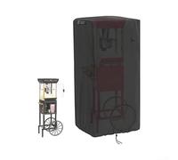 Cubierta antipolvo impermeable para carritos de máquina de palomitas de maíz, fabricada con tela Oxford 420D para máquinas de suciedad, lluvia y desgaste ambiental (21 x 18 x 25 pulgadas)