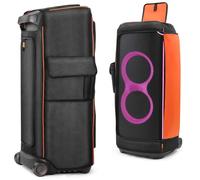 Cubierta antipolvo multifuncional compatible con JBL PartyBox Ultimate | Funda protectora portátil para altavoz de fiesta, antiarañazos, con bolsillos laterales para micrófono, cargador, cable