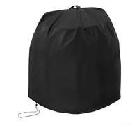 Cubierta antipolvo para compresor de aire Oxford 210D resistente, protector impermeable resistente a los rayos UV con forro plateado para compresores portátiles de panqueques de 6 galones, funda negra