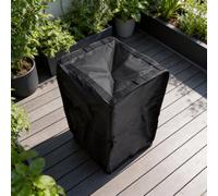 Cubierta antipolvo para consola Xbox Series X, configuración vertical con material de tela Oxford con corte trasero para puerto de cable sostenido (420D)