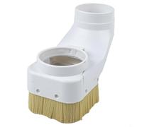 Cubierta antipolvo para enrutador CNC, ajustable 70/80/90/100 mm, cepillo de nailon, para grabado de madera y sistema de vacío de máquina publicitaria (90 mm)