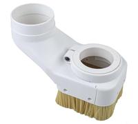 Cubierta antipolvo para enrutador CNC, ajustable 70/80/90/100 mm, cepillo de nailon, para grabado de madera y sistema de vacío de máquina publicitaria (75 mm)