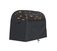 Cubierta antipolvo para estante de mancuernas, fundas impermeables para equipos de gimnasio, cubierta de poliéster negro con cierre de cordón, se adapta a 40 x 25 x 35 pulgadas, protector de estante