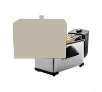 Cubierta antipolvo para freidora de aire, tela de nailon 420D resistente al agua con ajuste personalizado para modelos de hasta 40 x 33 x 26 cm, beige (37 x 35 x 40 cm)