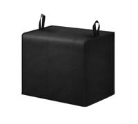 Cubierta antipolvo para horno tostador y freidora de aire TOA-60 - Escudo resistente al calor con ganchos superiores - 42 x 44 x 38 cm, bolsa de almacenamiento negra