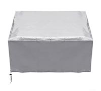 Cubierta antipolvo para impresora Oxford 210D 45x45x30cm Protector impermeable para copiadora de oficina en casa lavable a máquina Sleek (plata)