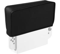 Cubierta antipolvo para interruptor Mcbazel OLED, antiarañazos, impermeable, para Switch/Switch OLED base de carga (no para Switch 2), color negro