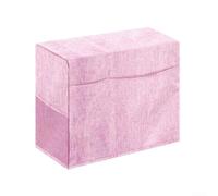Cubierta antipolvo para máquina de coser que ahorra espacio con bolsillos, plegable y para una protección fiable del equipo (rosa)