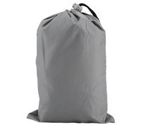 Cubierta antipolvo para mesa redonda, cubiertas para muebles de jardín al aire libre, color beige, gris, negro, pintado en plata, poliéster, diámetro de Taft H para picnic, (Gris)