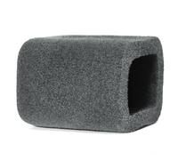 Cubierta antipolvo para micrófono FIFINE AmpliGame AM8, esponja de espuma para parabrisas con reducción de ruido del viento, cubierta de micrófono de estudio para accesorios de grabación (gris)