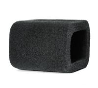 Cubierta antipolvo para micrófono FIFINE AmpliGame AM8, esponja de espuma para parabrisas con reducción de ruido del viento, cubierta de micrófono de estudio para accesorios de grabación (negro)