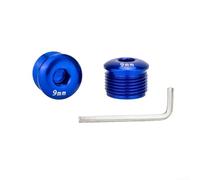 Cubierta antipolvo para pedal de bicicleta M14x1 para construcción de aleación de aluminio, 5 g, tapa protectora ligera para bicicletas plegables de carretera de montaña, negro, rojo, azul, morado