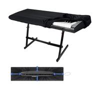 Cubierta antipolvo para piano | antipolvo para teclado de 61 teclas, elástica completa para lecciones, escenarios, salas de conciertos