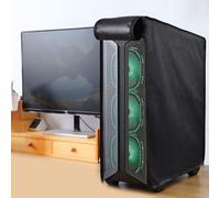 Cubierta antipolvo para procesador de computadora, con diseño de doble cremallera y tela Oxford impermeable para una protección eficaz contra el polvo y los arañazos (50 x 21 x 46 cm)