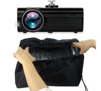Cubierta antipolvo para proyector para uso doméstico y exterior, cubierta protectora de tela Oxford, 35 x 35 x 22 cm, se adapta a la mayoría de proyectores de video portátiles y montados en el techo