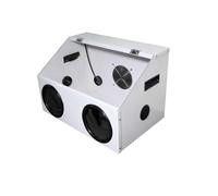 Cubierta Antipolvo Para Pulidora De Mesa De Esmerilado Totalmente Cerrada, De Acrílico, Con Kit De Ventilador Y Luz LED; Caja Antipolvo Metálica Totalmente Cerrada(58cm)