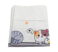 Cubierta antipolvo para radiador doméstico, cubierta de tela decorativa con patrón de gato para protección contra el polvo y disipación de calor, lavable a máquina para radiadores montados en la pared