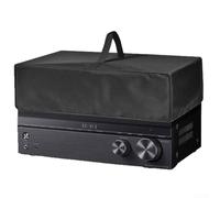 Cubierta antipolvo para receptor estéreo para Sony STR-DH190 STR-DH590 R-S202, funda protectora de tela Oxford impermeable, escudo antiestático contra derrames de polvo y pelo de mascotas, 18 x 13 x