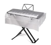 Cubierta antipolvo para teclado de piano 61/88 teclas, cubierta protectora contra el polvo para teclado electrónico, piano digital, cubierta antipolvo para teclado