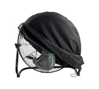 Cubierta antipolvo para ventilador de tela Oxford semi envolvente, impermeable y protección solar, funda protectora de ventilador eléctrico fácil de instalar para el hogar, interior y jardín, uso