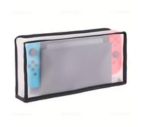 Cubierta antipolvo transparente para estación de interruptor, funda protectora esmerilada con corte de cable, funda resistente al agua a prueba de polvo para base de carga Nintendo Switch