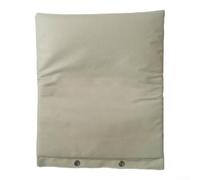 Cubierta antireflujo, protección contra heladas, cubierta aislante de 7 capas para tuberías de invierno 600D Oxford con lámina de aluminio, resistente al viento, trabillas de seguridad negras (caqui