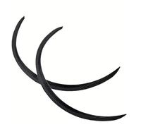 Cubierta antisalpicaduras 2 Piezas Guardabarros Universales Coche Arcos Rueda Expansor ala Arco Ceja Carrocería Protector Antiarañazos Cubierta Protectora Barro(2X Carbon Fiber Look)