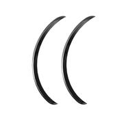 Cubierta antisalpicaduras Car Fender Expander Arco Rueda Ceja Carrocería Kit Labios Fibra Carbono Mud Flaps Extensión Protector para Tesla para Modelo 3 Y(Black 32cm)