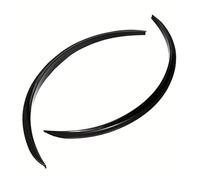 Cubierta antisalpicaduras Guardabarros Universales Coche Arcos Rueda Expansor ala Arco Ceja Kit Carrocería Cubierta Protectora Moldura(2X Glossy Black)