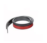 Cubierta antisalpicaduras Tira Protectora Goma Guardabarros Coche Embellecedor Arco Rueda Extensor Fibra Carbono Color Negro(38mm carbonfier)