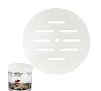 Cubierta antisalto para acuario, con agujero acrílico, cubierta protectora para tanque de reptiles, tapa antisalto, tortugas de peces, para camarones, tortugas, hábitat de terrario