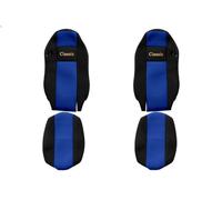 Cubierta asiento F-CORE PS28 BLUE para MAN TGX I 10.518 2006-2021