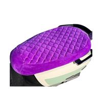 Cubierta Asiento Motocicleta Funda De Cojín Asiento Invierno Cálida Felpa Con Acolchado A Cuadros Y Accesorios Universales Para Motocicletas, Almohadilla Protectora Gruesa