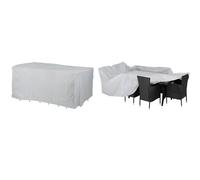 Cubierta Asiento Set Plata 308x138x89cm