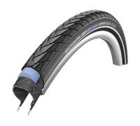 SCHWALBE Neumático de Bicicleta Marathon Plus Reflex Cubiertas, Unisex-Adulto, Negro-Negro, 47-406