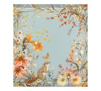 Cubierta bohemia de ardilla otoñal para lavavajillas, reutilizable, imanes de refrigerador, decoración de día festivo