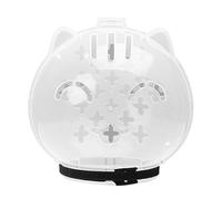 Cubierta bucal de gato - hocico transparente para gatitos, protección para mascotas, estilo de casco astronauta ajustable, antimordedores, cuidado de herramientas de afeitar para gatos, perros