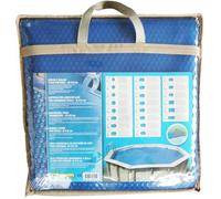 Cubierta Burbuja para Piscina Madera - UBBINK - Rectangular 350x650 - Azul - 400