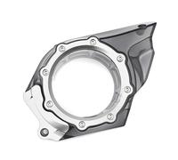 Cubierta Cadena Transmisión Motocicleta Para VESPA Para GTS 250 300 GTV HPE Protector Piñón Decoración Carenado Aluminio CNC(Plata)