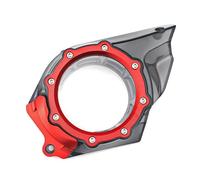 Cubierta Cadena Transmisión Motocicleta Para VESPA Para GTS 250 300 GTV HPE Protector Piñón Decoración Carenado Aluminio CNC(Red)