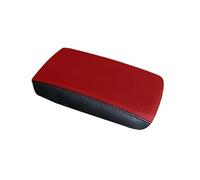 Cubierta Caja Del Reposabrazos Consola Central Interior Coche Accesorios De Almohadilla Protección Cuero Microfibra Para Civic 11th 2022(Black Red)