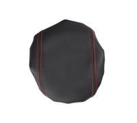 Cubierta Caja Del Reposabrazos Control Central Coche Pegatina Decorativa De Cuero Para Ford Para Focus 2015-2018(A Black-red line)