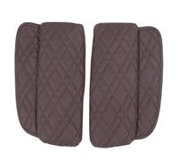 Cubierta Caja Reposabrazos Consola Central Automóvil con Volante Izquierda para X5 G05 X6 G06 X7 G07 2019-2023 Cojín Protección Reposabrazos Cuero Sintético Interior Coche Decorativo(Café)