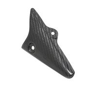 Cubierta Calor Silenciador Cubierta Protectora Negra para Tubo Escape Motocicleta Protector Térmico Silenciador Fibra Carbono Antiescaldado para Cobra 321RR 321R