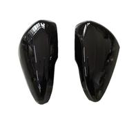 Cubierta Carcasa Espejo Para Ford Para Focus MK4 2019-2023 Cubierta Espejo Retrovisor Lateral Tapa Ala Reemplazo Puerta Exterior Cubierta Visión Trasera Embellecedor Carbono Cubierta Retrovisor De(Glo