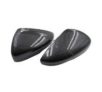 Cubierta Carcasa Espejo Para Ford Para Focus MK4 2019-2023 Cubierta Espejo Retrovisor Lateral Tapa Ala Reemplazo Puerta Exterior Cubierta Visión Trasera Embellecedor Carbono Cubierta Retrovisor De(Car