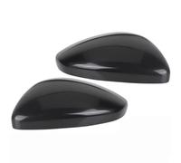 Cubierta Carcasa Espejo Retrovisor Para Peugeot 208 2012-2019 Cubierta De Espejo Retrovisor De Puerta Delantera Izquierda Y Derecha Accesorios De Repuesto(2xPrimed black LH RH)